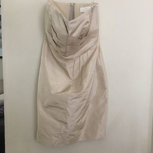 J. Crew Silk Strapless Bridesmaid Dress